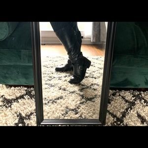 Torrid faux leather knee-high boot w/ wide calf